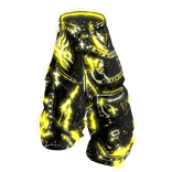 Y2k Glowing Yellow Emissive Baggy Pants 