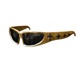Y2K Gold Gothic Shades