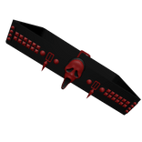 Y2K Goth Red Scream Halloween Belt