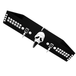 Y2k Goth White Scream Halloween Belt
