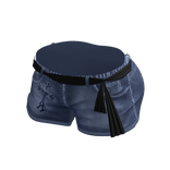 💗Y2K Gothic Cross Mini Shorts Blue💗