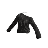 💜 Y2K Graphic Off-Shoulder Longsleeve_Black