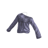 💜 Y2K Graphic Off-Shoulder Longsleeve_Purple