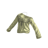 💜 Y2K Graphic Off-Shoulder Longsleeve_Yellow
