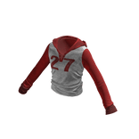 💗Y2K GRUNGE 27 HOODIE_RED