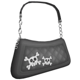 Y2K Grunge Black Shoulder Bag