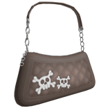 Y2K Grunge Brown Shoulder Bag