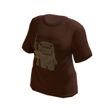 y2k grunge domo shirt brown
