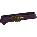 Y2k Grunge Grenade Belt Purple 3.0