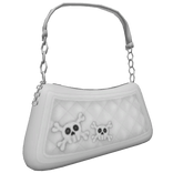 Y2K Grunge White Shoulder Bag
