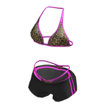 Y2K Gyaru Cheetah Bikini Set