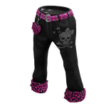 Y2K Gyaru Harajuku Pants w/ Pink Leopard print