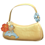 Y2K Gyaru Summer Beach Shoulder Bag in Yellow