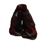 Y2K Halloween Saggy Boxer Jeans (Black&Red)