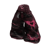 Y2K Halloween Saggy Boxer Jeans (Pink Heart)