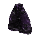 Y2K Halloween Saggy Boxer Jeans (Purple)