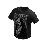 y2k halloween skull rosary emo tee shirt heretic