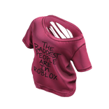 Y2K Hot Pink Off-Shoulder Ripped Popstar Tee