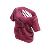 Y2K Hot Pink Off-Shoulder Ripped Popstar Tee