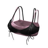 Y2K Lace Up Layered Cami Pink [JEYS]