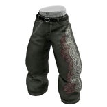 💗Y2K Layered Baggy Jeans Green💗