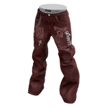 💗Y2K Layered Skinny Jeans Red💗