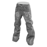 💗Y2K Layered Skinny Jeans White💗