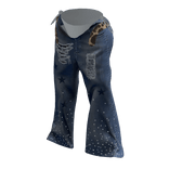 💗Y2K Layered Starry Jeans Blue💗