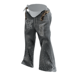 💗Y2K Layered Starry Jeans Grey💗