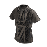 Y2K Leopard Graphic Polo Tee