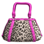 Y2K Leopard Luxe Bag Pink