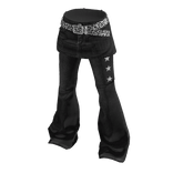 💗Y2K LOW-RISE DENIM SKIRT JEANS_BLACK