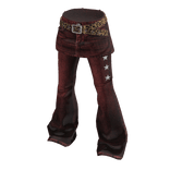 💗Y2K LOW-RISE DENIM SKIRT JEANS_RED