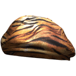 Y2K Luxurious Fancy Fashion Beret (Tiger Print)