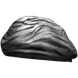 Y2K Luxurious Fancy Fashion Beret (White Tiger)