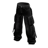 Y2K Multi Pocket Cargo Pant - Black