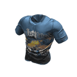 ʚ♡ɞ Y2K Muscle Graphic Blue Tee Shirt (Man)