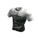 ʚ♡ɞ Y2K Muscle Graphic White Tee Shirt (Man)