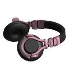 Y2K Neck Headphones Pink