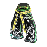 💜 Y2K Neon Cyberpunk Chain Cargo Pants