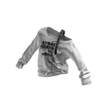 💗Y2K OFF-SHOULDER GRAPHIC T-SHIRT_WHITE