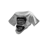 Y2K Off Shoulder Tucked Shirt Grillz