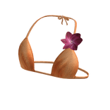 Y2K Orange Summer Beach Bikini 