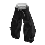 💗Y2K OVERSIZED CARGO JEANS_BLACK