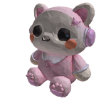 [Y2K] Pastel Pink Shoulder Plushie Pet