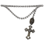 ◈ Y2K Pearl Rosary Gold