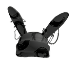 Y2K Pierced Emo Bunny Ears Beanie v1