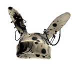 Y2K Pierced Emo Bunny Ears Beanie v2