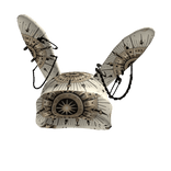 Y2K Pierced Emo Bunny Ears Beanie v3