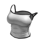 ʚ♡ɞ Y2K Plain White Ribbed Tank Top